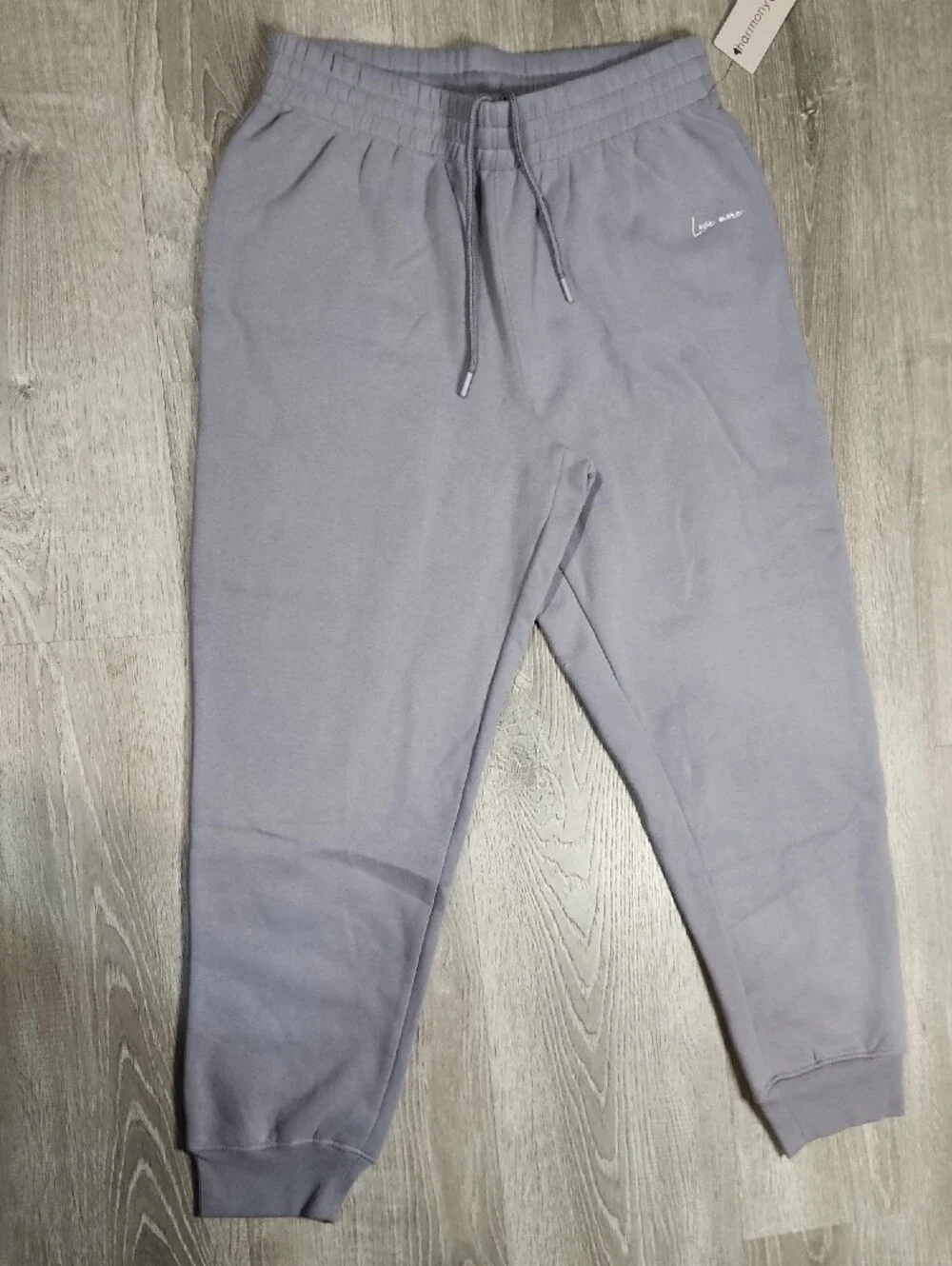 Harmony Balance Gray Oversized Jogger Pants Women's L New With Tag